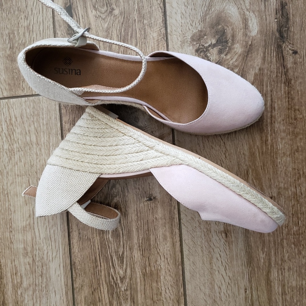 Susina Pink Wedge size 11
